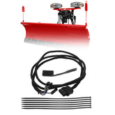 22413 11 Pin Vehicle Side Light Wiringharness with Dust Cover Compatible with Western SnowEx Fisher Blizzard Plows Replace# 26357